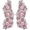 Polyester Embroidery Lace Cloth Patches AJEW-WH20070-069C-6