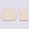 Wooden Painting Mold WOOD-WH0110-37-1