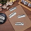 6Pcs 2 Styles Iron Stronge Binder Clips FIND-GF0006-56-4