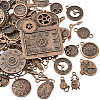 1 Bags Tibetan Style Alloy Pendants FIND-SC0018-06R-1