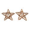 Star Shape Rattan Vine Wreath Garland Decoration DIY-B022-03C-1