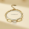 201 Stainless Steel Cable Chain Bracelets DV2577-2