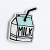 Acrylic Safety Brooches JEWB-WH0001-19-1