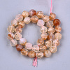 Natural Agate Beads Strands X-G-T121-08B-2