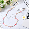 1Pc Polymer Clay with Alloy and Crystal Neck Strap for Eyeglasses AJEW-CN0005-04B-4