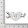 201 Stainless Steel Connector Charms STAS-Q342-37P-3