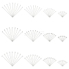 12 Styles 304 Stainless Steel Flat Head Pins & Eye Pin & Ball Head Pins STAS-YW0003-26-1