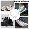 4Pcs Zinc Alloy Decorative Shoe Chain FIND-GO0003-81-5