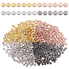 800Pcs 4 Colors CCB Plastic Beads CCB-AR0001-01-1