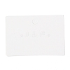 Rectangle Cardboard Jewlery Display Cards CDIS-P004-17B-2