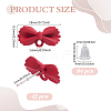 42Pcs Alloy Stud Earring Findings EJEW-ME0001-30B-2