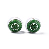 Saint Patrick's Day Theme Printed Wooden Beads WOOD-D006-07-2