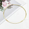 Zinc Alloy Choker Necklace Making NJEW-WH0002-250A-KCG-1