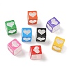 Transparent Acylic European Beads AC-CBAE004-02B-1