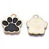 Alloy Enamel Pendants ENAM-T016-22LG-C-RS-3