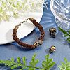 3Pcs 3 Style Brass Beads KK-FG0001-10-4