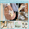 6Pcs 3 Styles Bowknot Resin Imitation Pearl Shoe Charms FIND-WR0011-81A-5