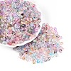 Baking Paint Transparent Glass Beads DGLA-T004-06M-3