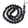 Natural Black Onyx Beads Strands G-S149-02-8mm-2