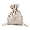 Cotton Cloth Packing Pouches Drawstring Bags X1-ABAG-R011-7X9-01-3