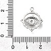 Brass Micro Pave Cubic Zirconia Pendants KK-Q048-23P-3