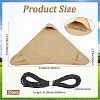 Outdoor Triangular Stool Cloth AJEW-WH20022-09A-2