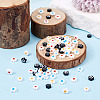 120Pcs 4 Styles Handmade Millefiori Glass Bead Strands LAMP-TA0002-69-6