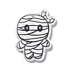 Halloween Style Printed Acrylic Pendants OACR-O004-02F-1