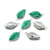 Alloy Enamel Pendants PALLOY-P194-01AS-RS-2