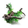 Plastic Artificial Tree Root Plants Decor DJEW-G025-07-3