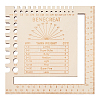 Wood Rulers TOOL-WH0155-148B-1