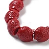 Synthetic Coral Carved Beads Strands CORA-C003-13B-02-3