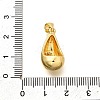 Rack Plating Brass Micro Pave Cubic Zirconia Pendants KK-L226-102G-G-3