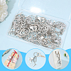 20Pcs Alloy Chemistry Theme Keychains KEYC-SC00037-6