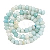 Natural Flower Amazonite Beads Strands G-C259-A26-5x8mm-3