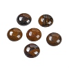 Natural Tiger Iron Cabochons G-T020-18mm-31-1