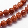 Goldstone Beads Strands X-G-N0200-01A-3mm-3