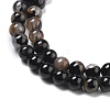 Natural Black Tourmaline Beads Strands LS-G-Q031-A01-4mm-4