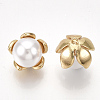 ABS Plastic Imitation Pearl Charms KK-T035-138-2