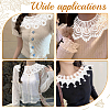 6Pcs 6 Styles Polyester Embroidery Lace Collar AJEW-CY0002-84-5