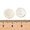 Natural Shell Flat Round Buttons with Carved Rim Recessed Center SH-CBA18B6-02B-03-3