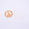 Self Adhesive Brass Stickers DIY-TAC0005-38I-4cm-1