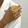 Luxurious Iron Hollow Flower Cuff Ring for Women's Wedding Party Accessories VZ5579-3