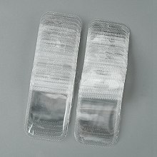 30Pcs Transparent Plastic Zip Lock Bags OPP-FS0001-06A