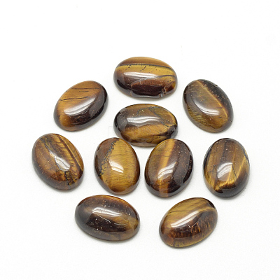 Natural Tiger Eye Cabochons X-G-R415-18x25-35-1
