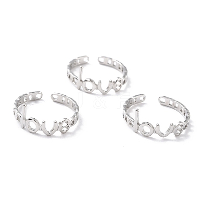 Tarnish Resistant 304 Stainless Steel Finger Rings RJEW-L102-11P-1