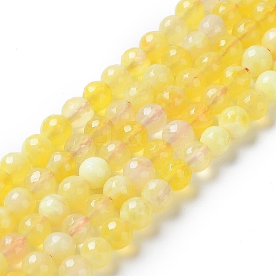 Natural Fire Crackle Agate Bead Strands G-K166-07F-6mm-07-1