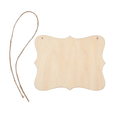 Unfinished Wood Pendants WD-CBACC5B-04B-1