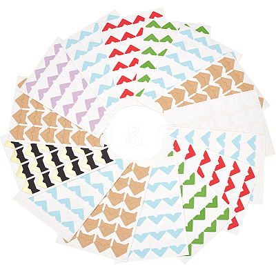 15 Sheets Photo Mounting Corners DIY-GF0007-23-1