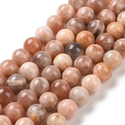 Round Natural Multi-Moonstone Beads Strands X1-G-I176-09-8mm-1